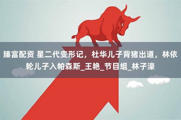 臻富配资 星二代变形记，杜华儿子背猪出道，林依轮儿子入帕森斯_王艳_节目组_林子濠